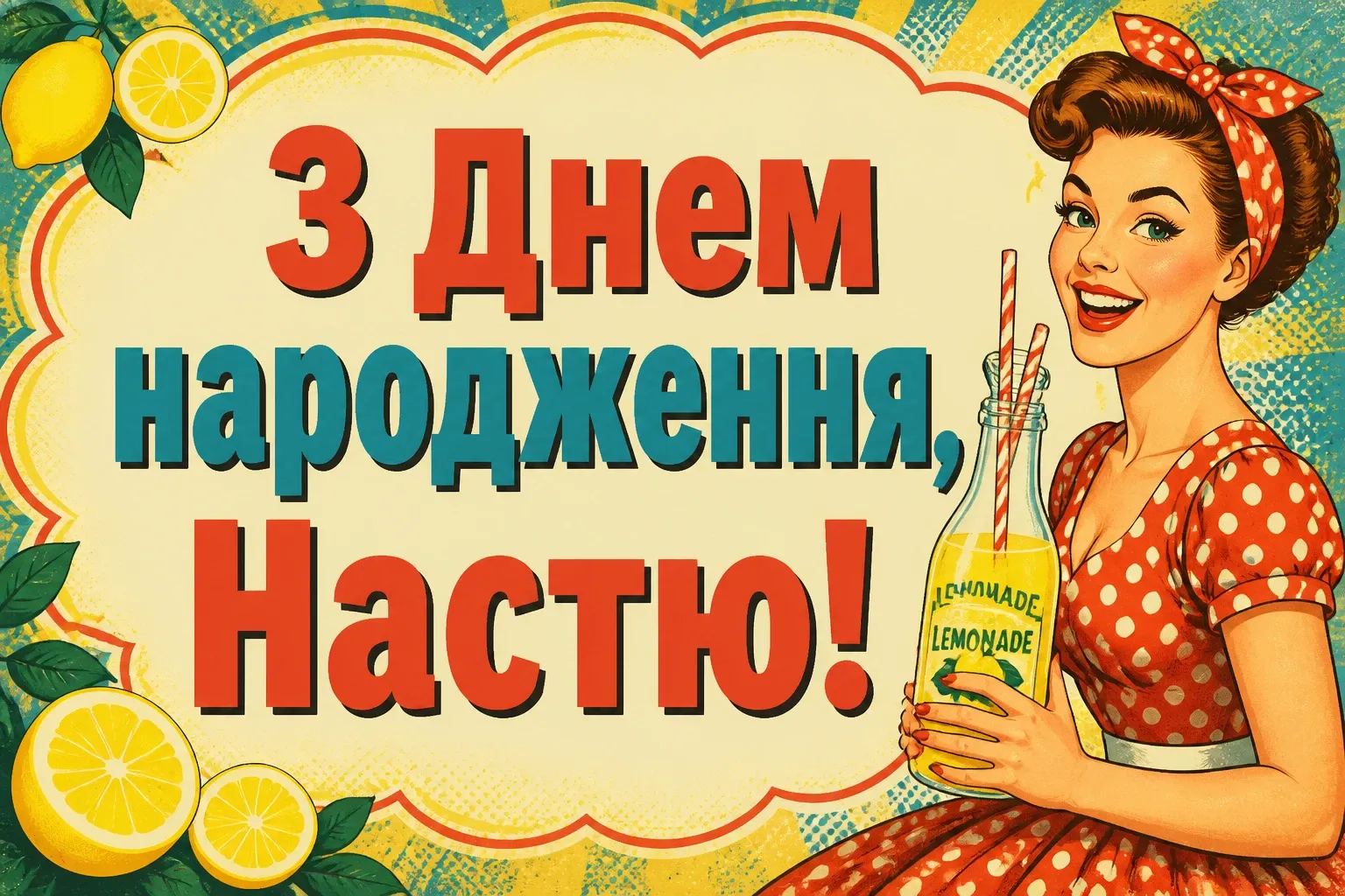 з днем народження настя