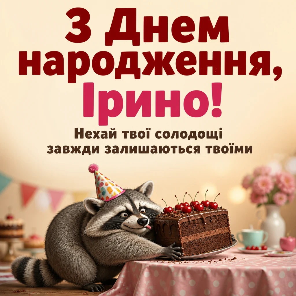з днем народження ірина