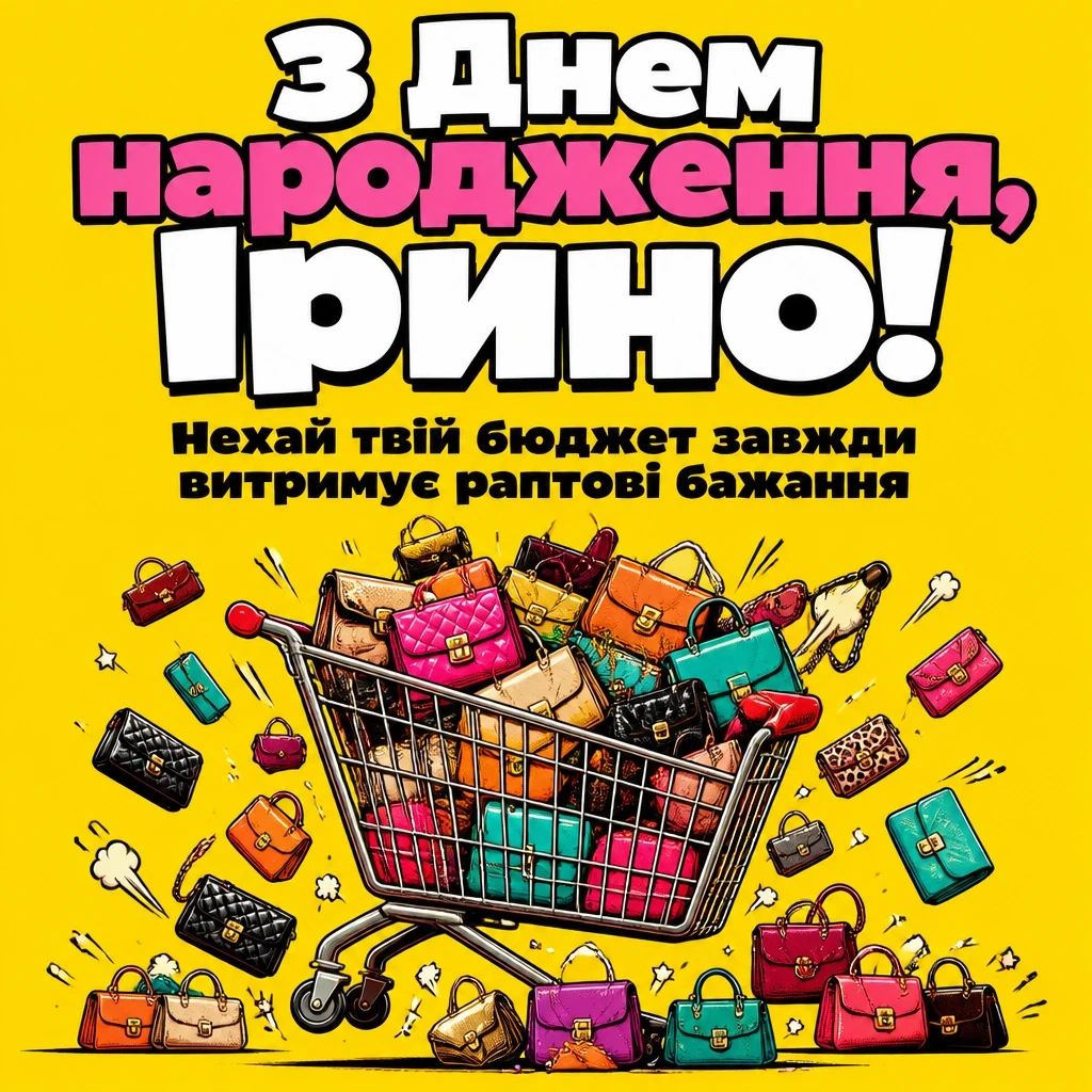 з днем народження ірина