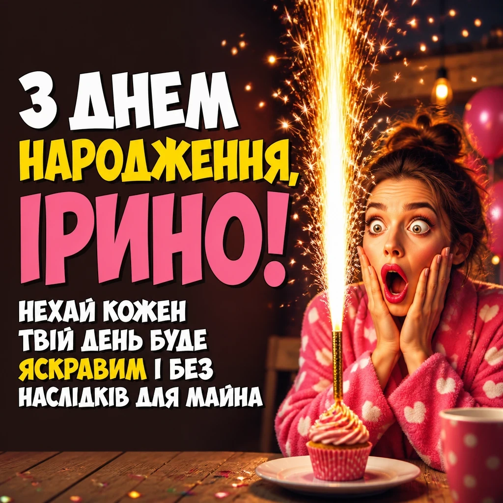 з днем народження ірина