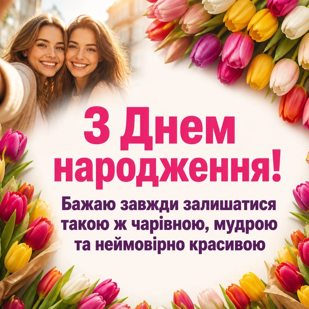 позитивні привітання з днем народження подрузі