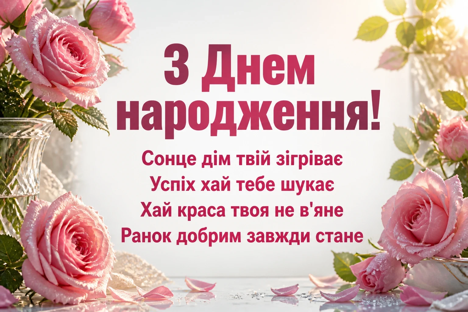 позитивні привітання з днем народження подрузі