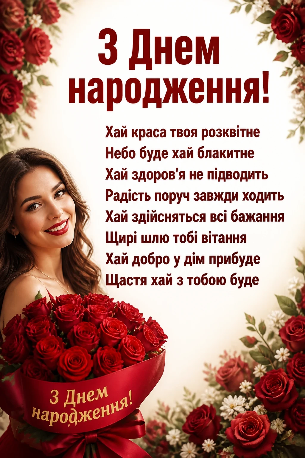 позитивні привітання з днем народження подрузі