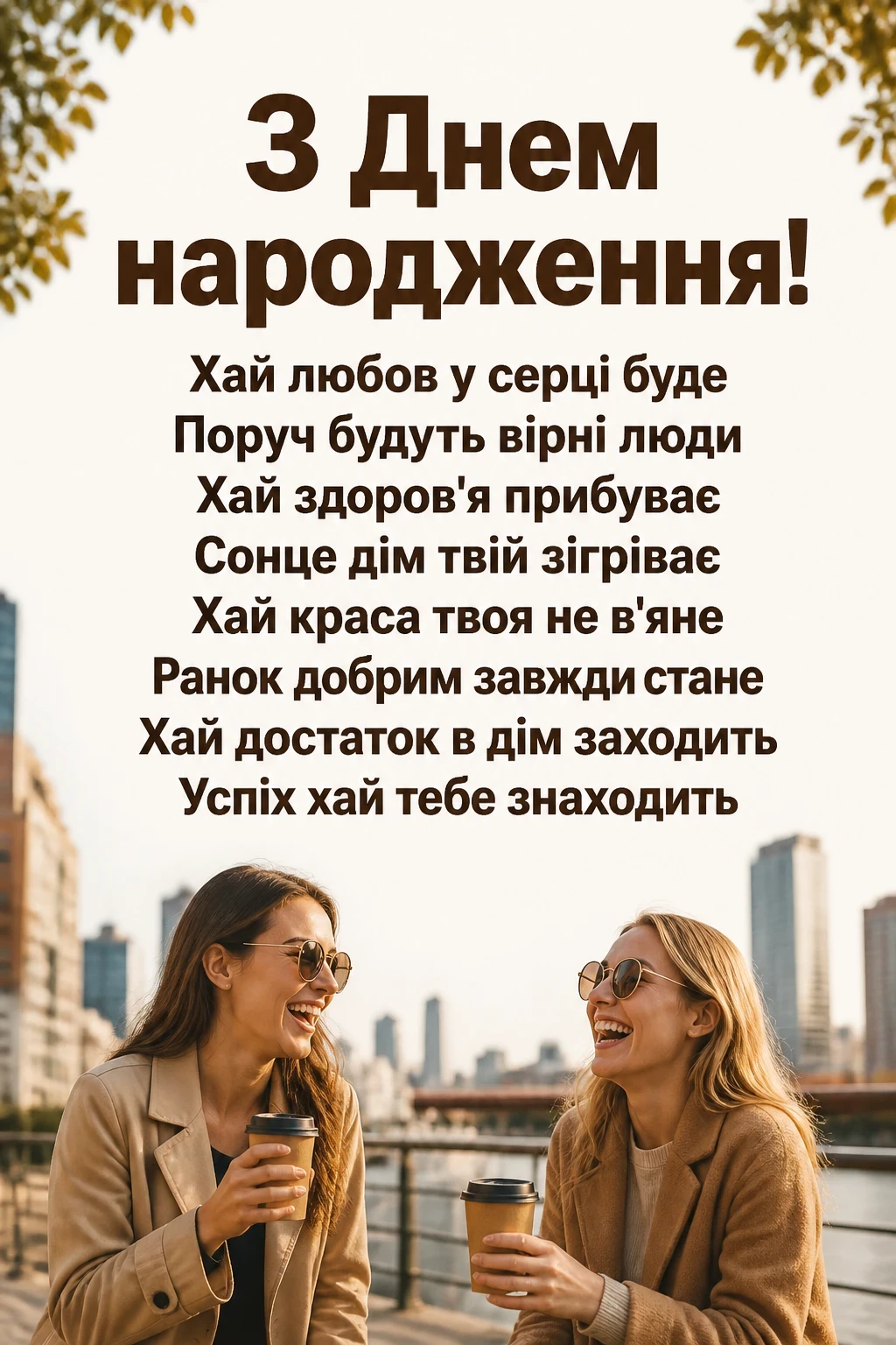 позитивні привітання з днем народження подрузі