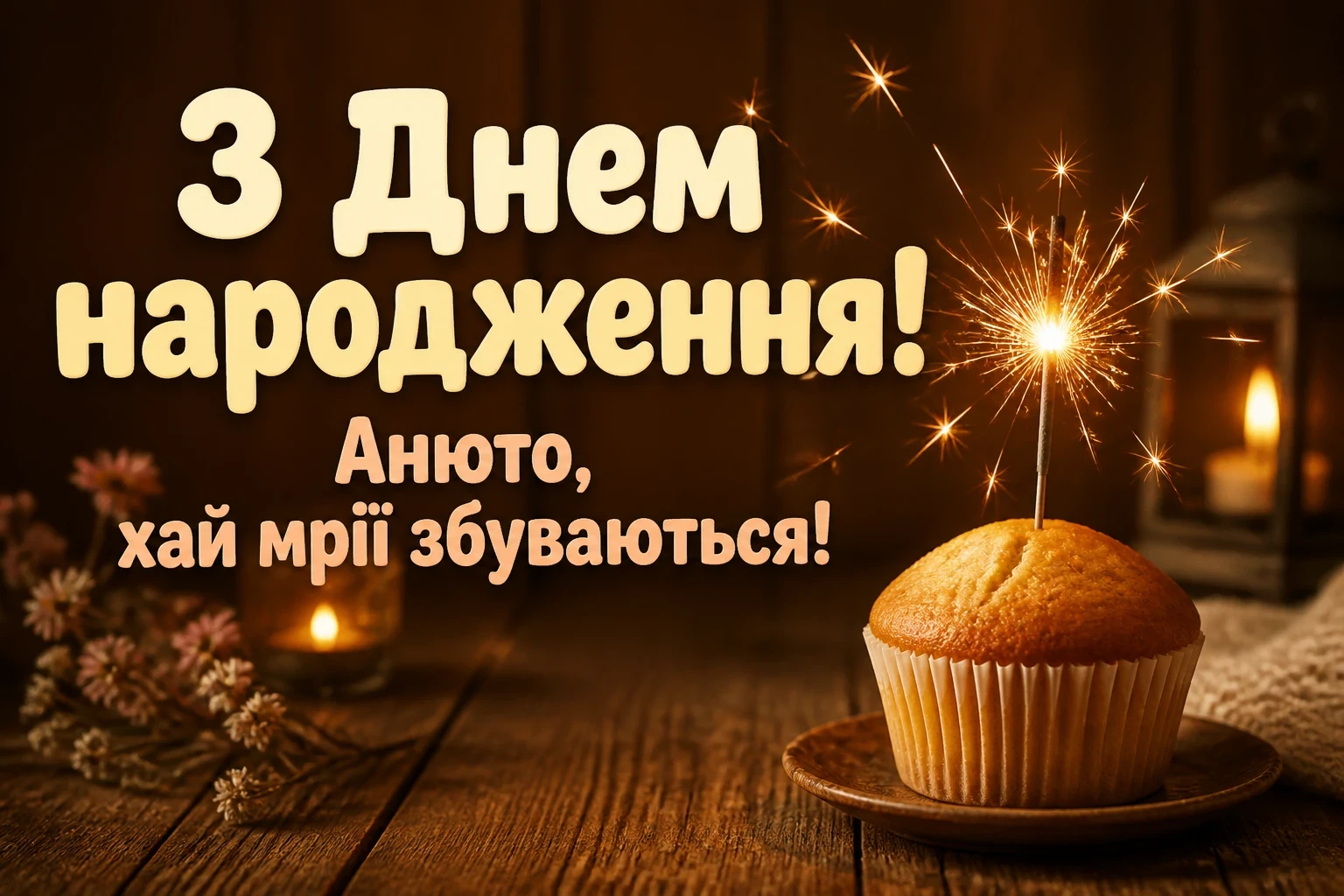 з днем народження анюта