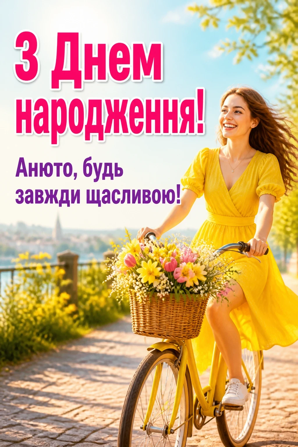 з днем народження анюта