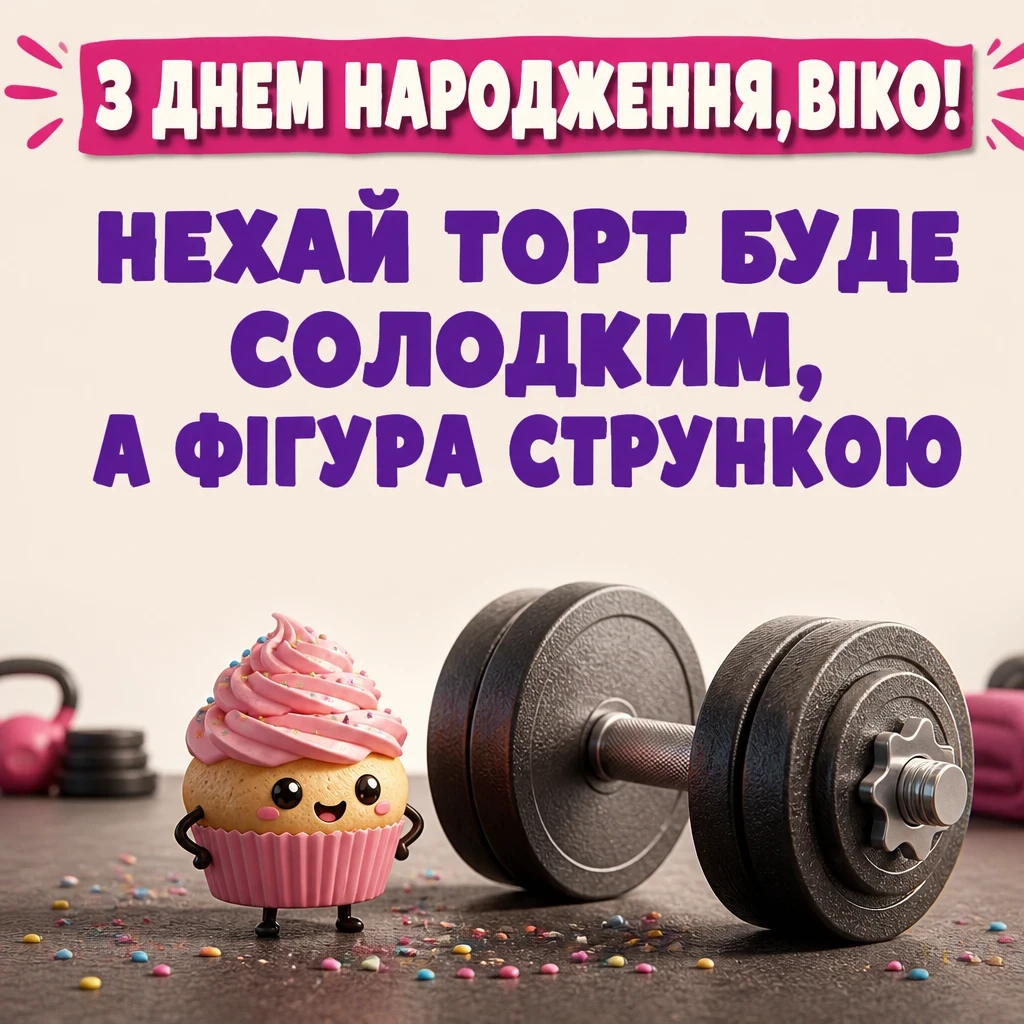 з днем народження віка