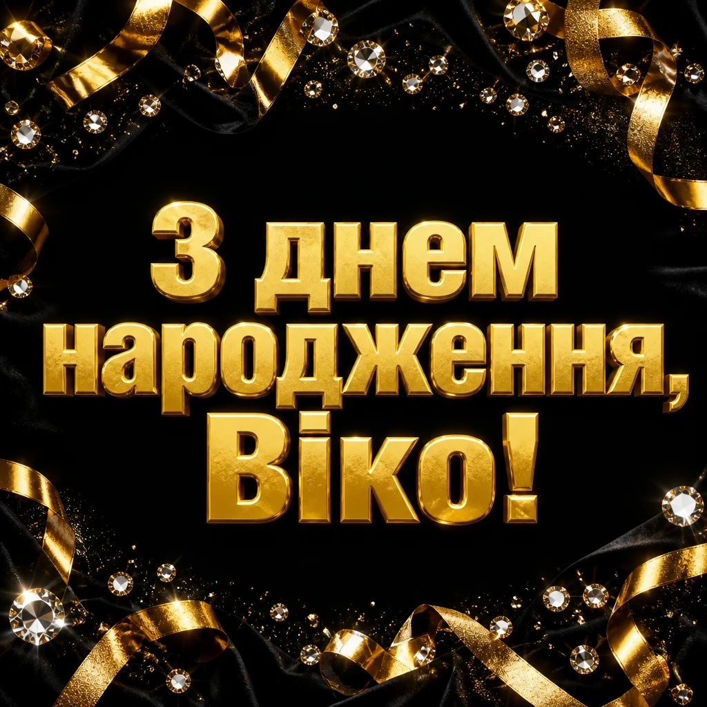 з днем народження віка