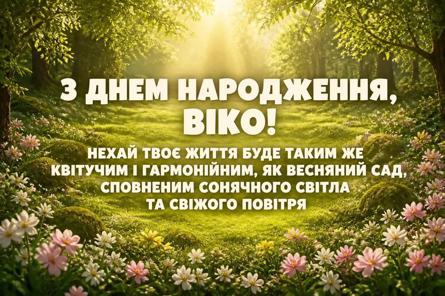 з днем народження віка