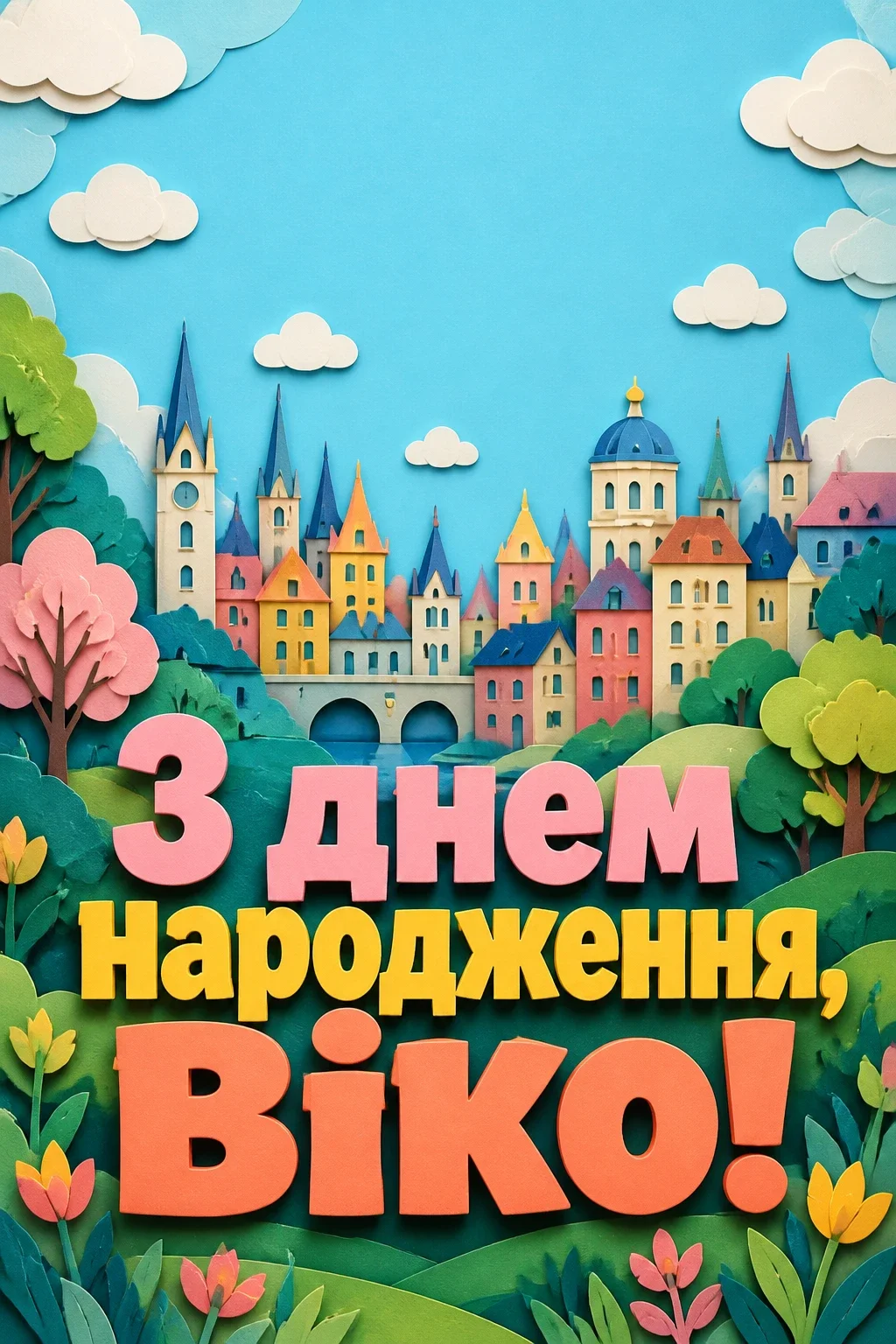 з днем народження віка