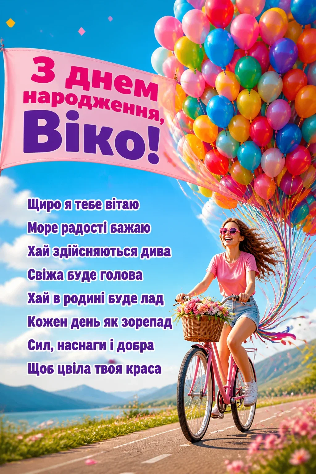 з днем народження віка
