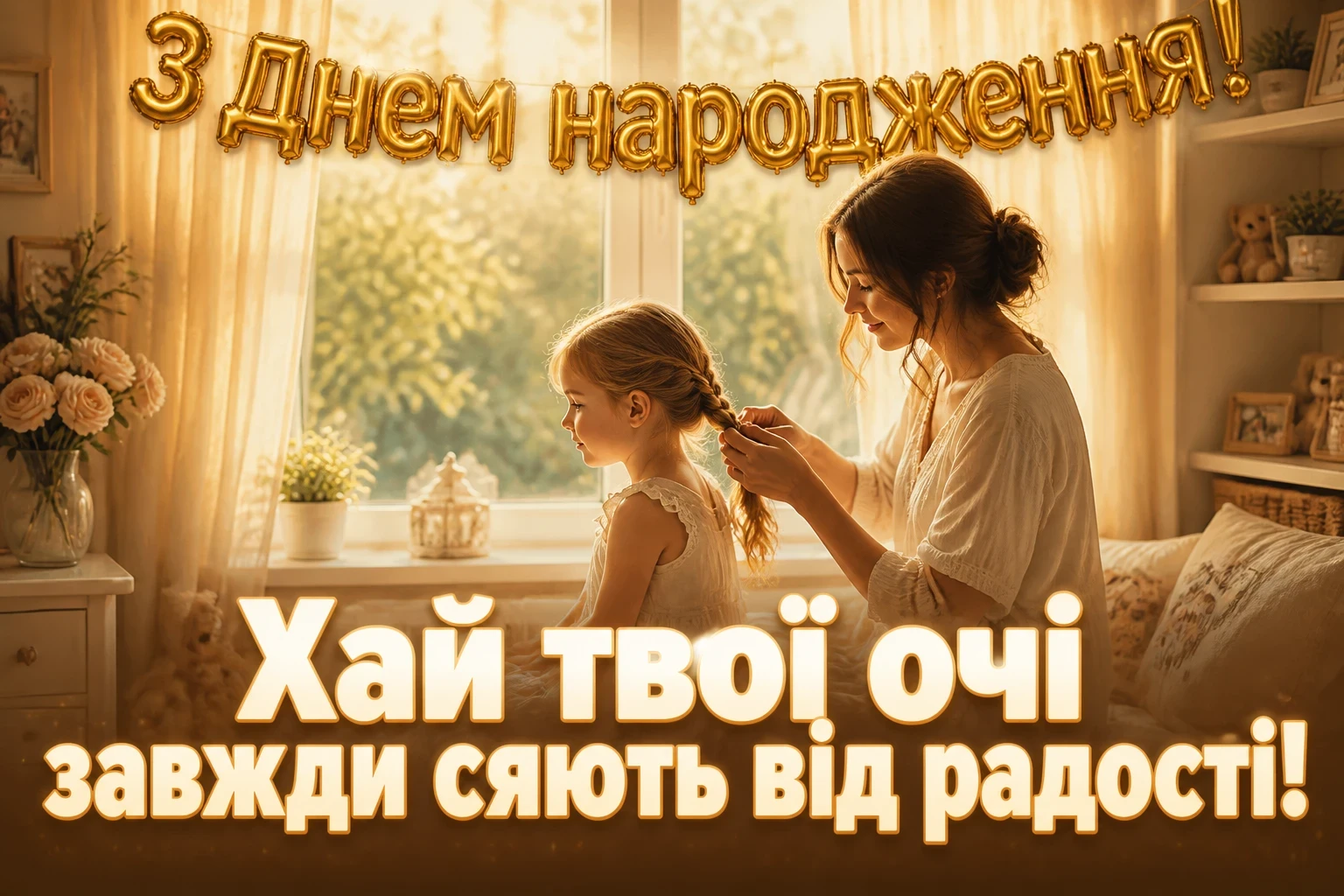 привітання з днем народження дочці до сліз у віршах