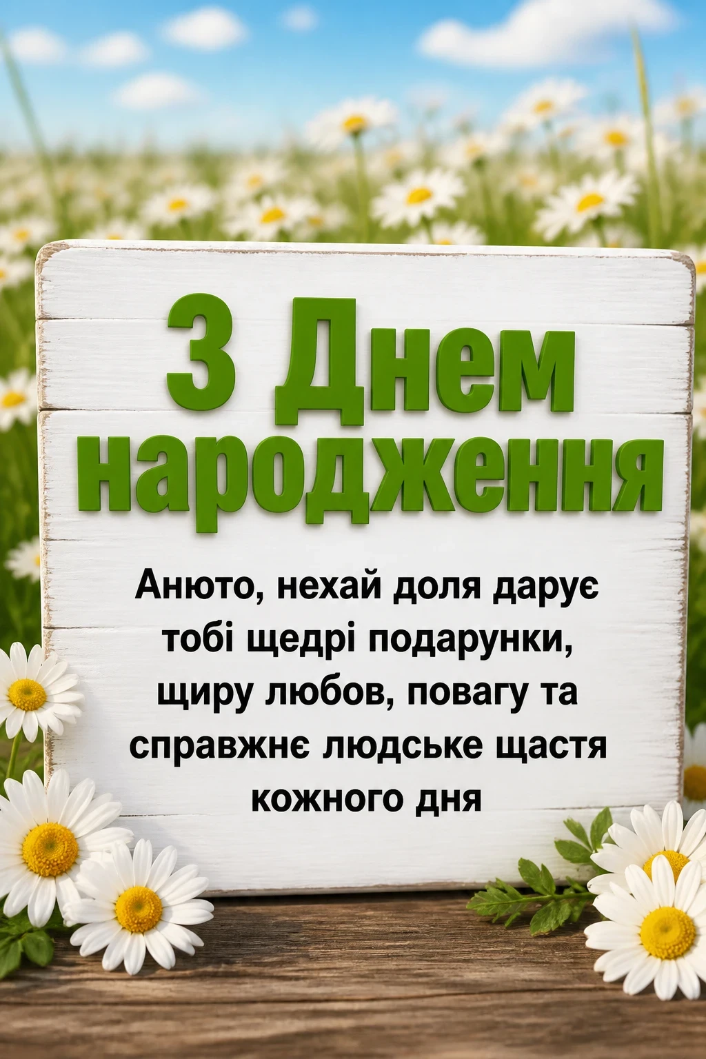 анюта з днем народження