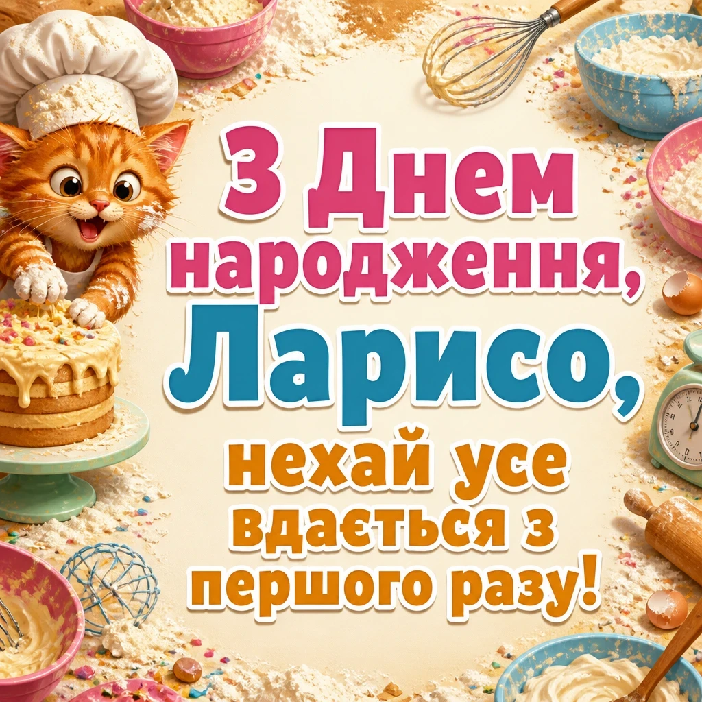 з днем народження лариса