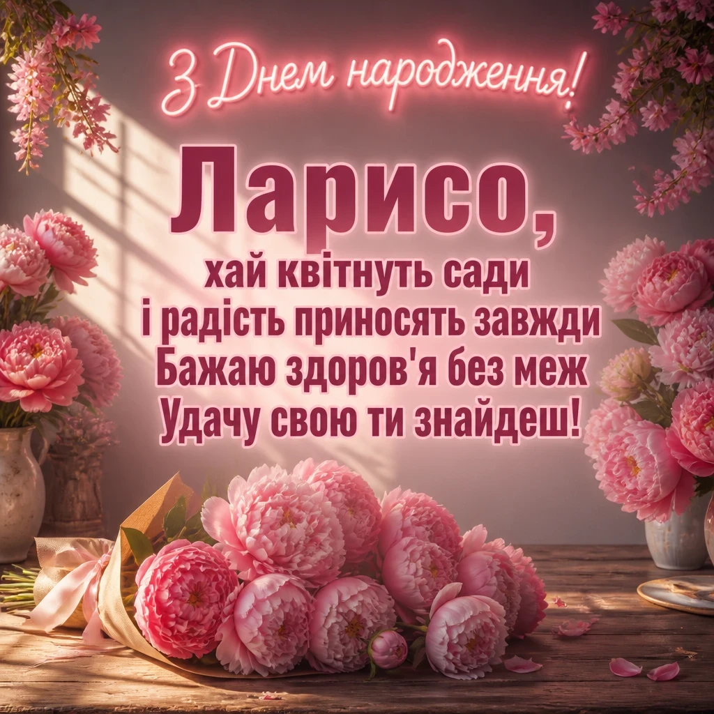 з днем народження лариса