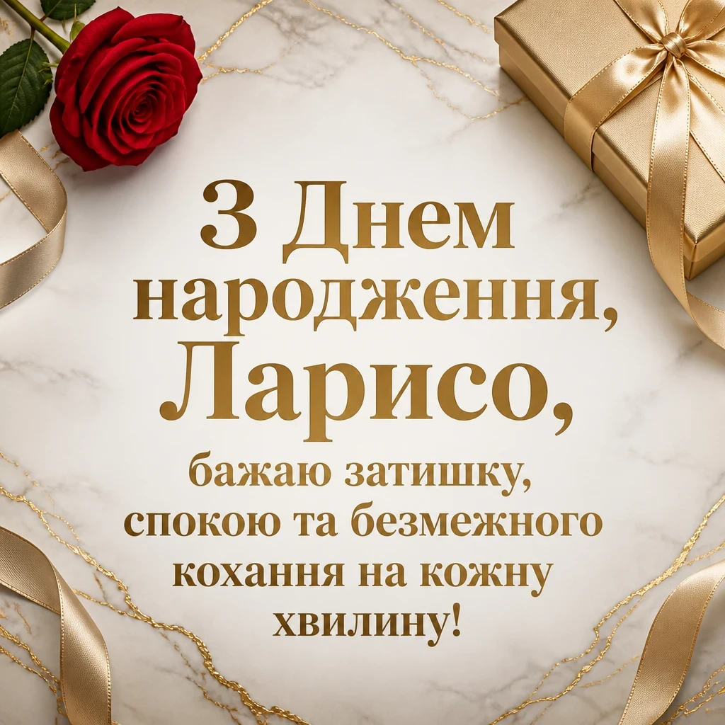 з днем народження лариса