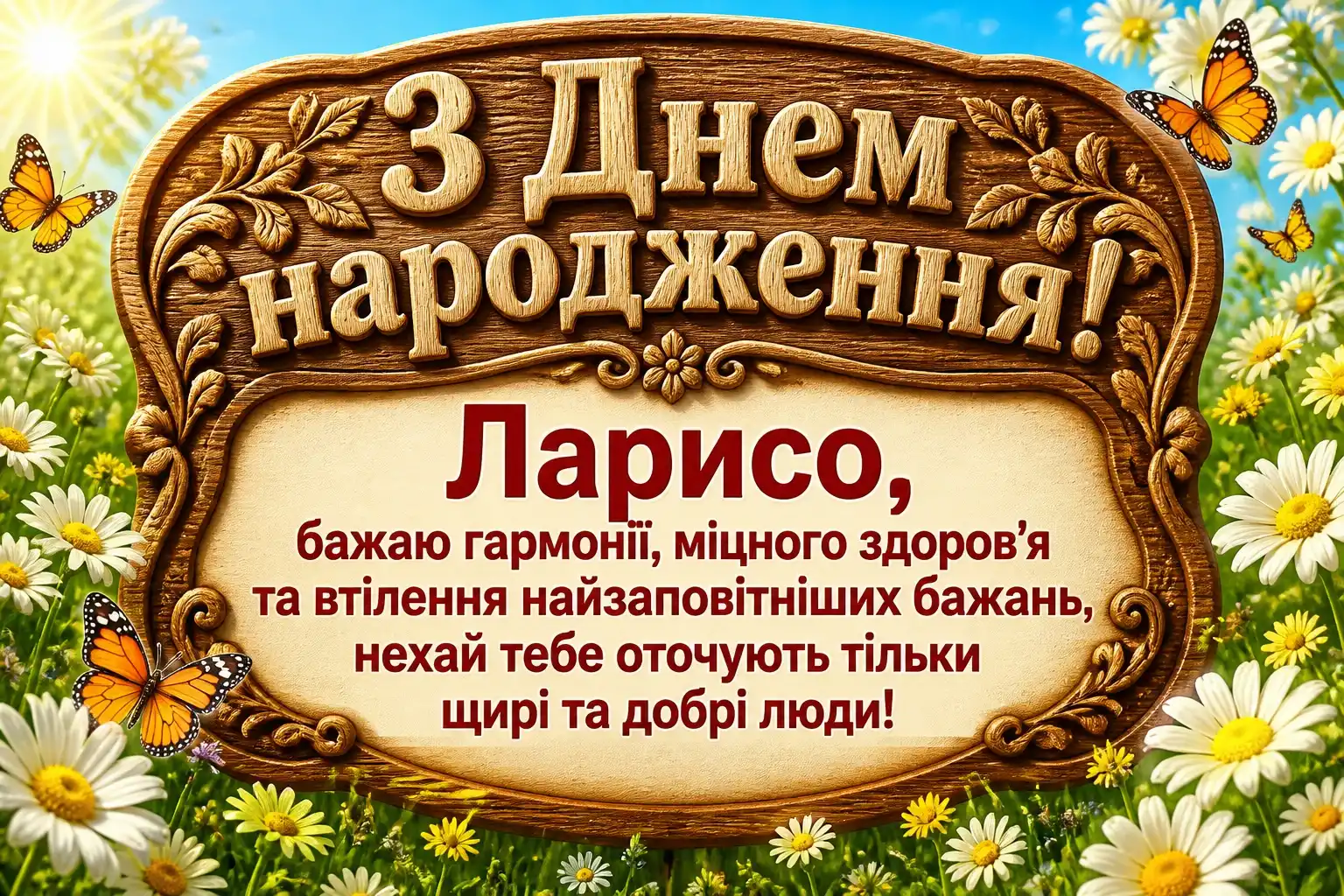 з днем народження лариса