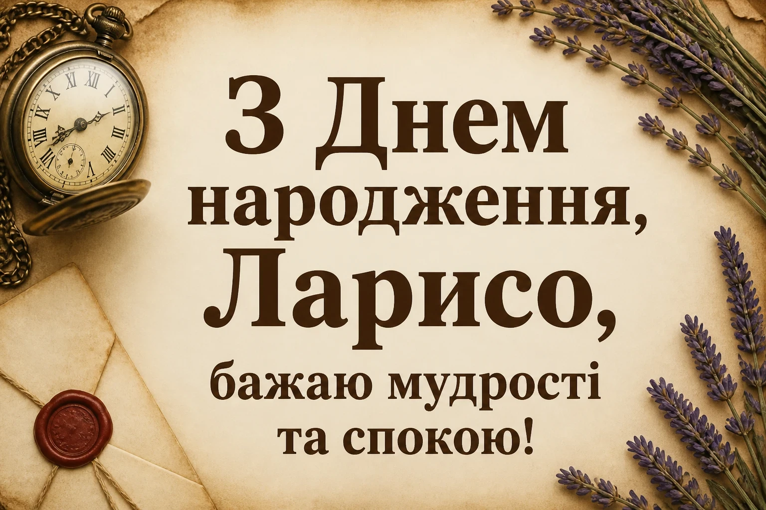 з днем народження лариса