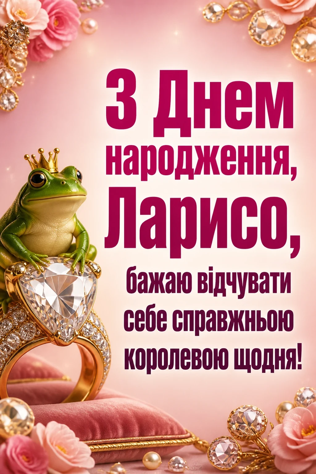 з днем народження лариса