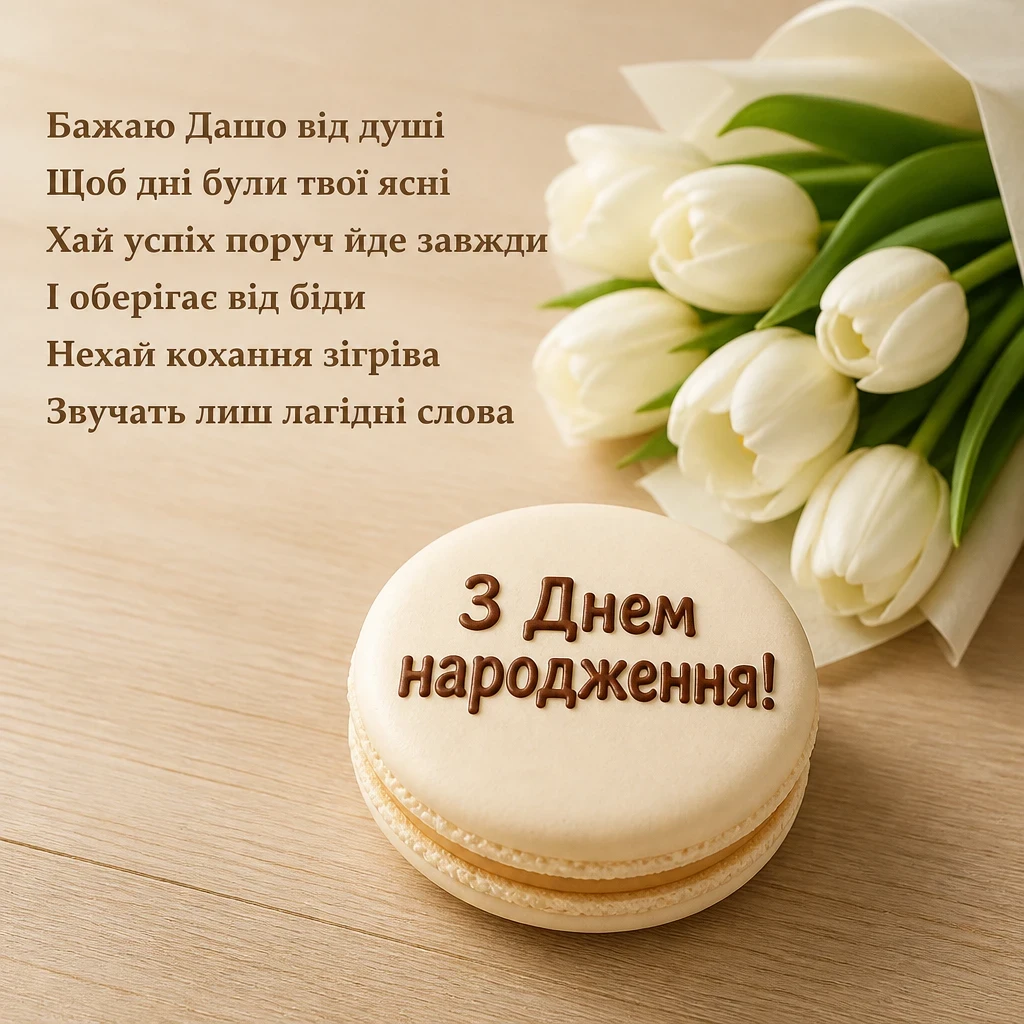 з днем народження даша