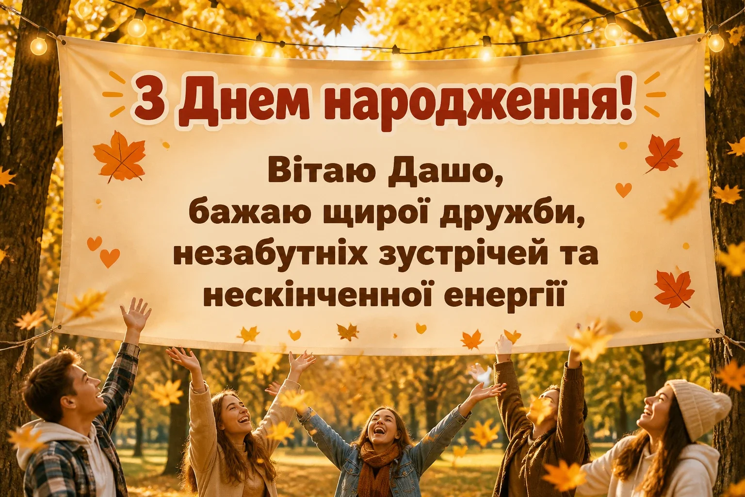 з днем народження даша