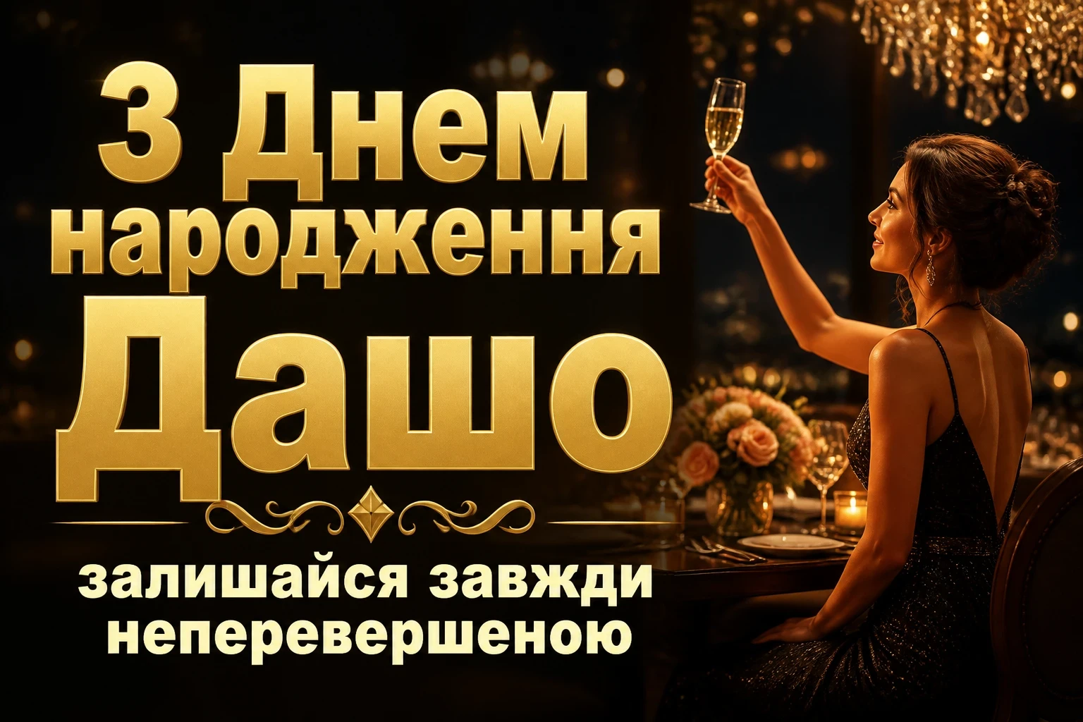 з днем народження даша