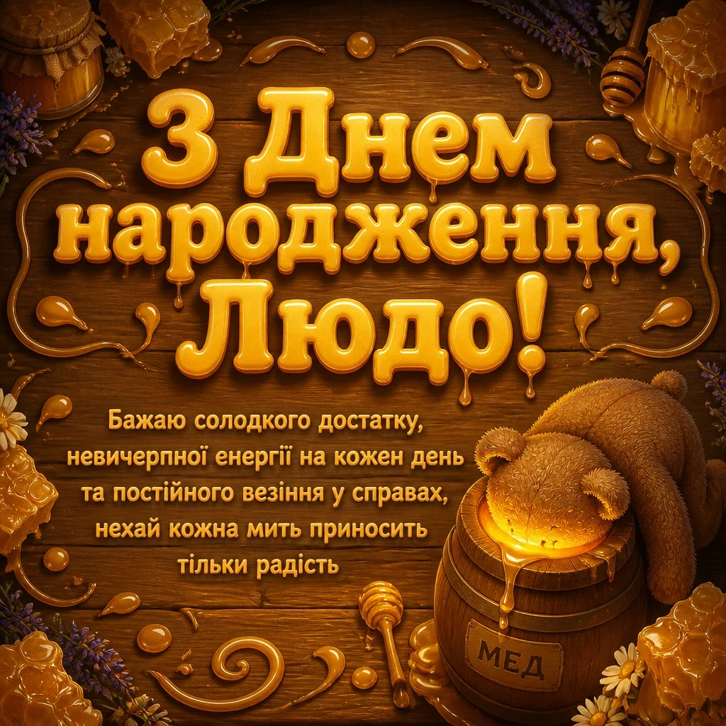 люда з днем народження
