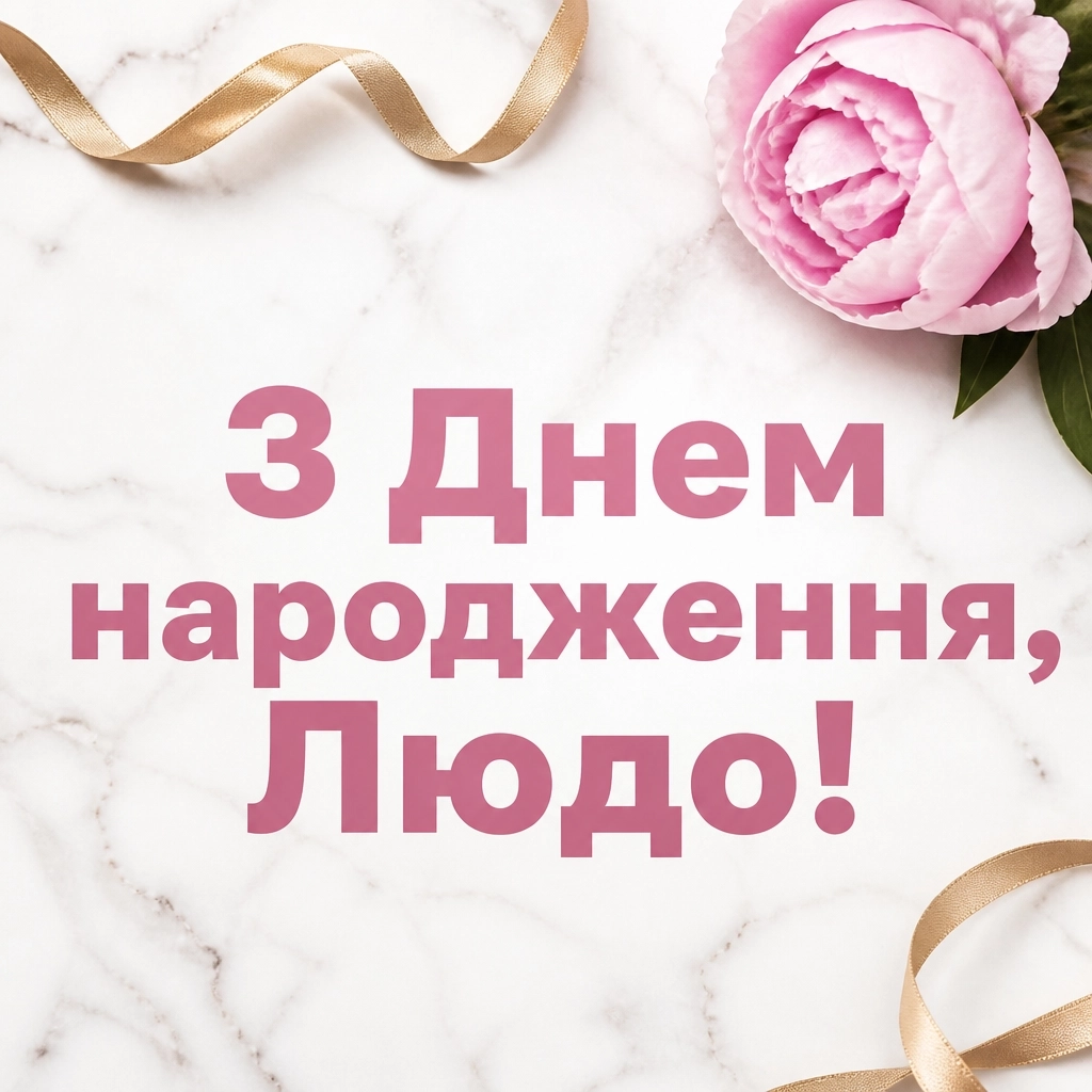 люда з днем народження
