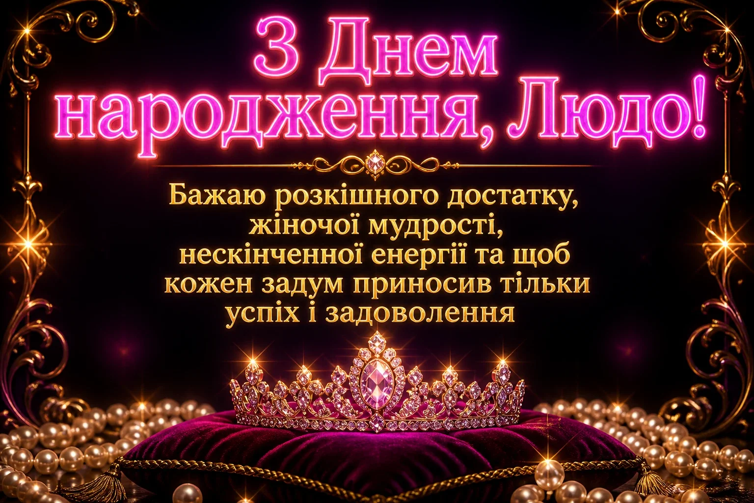 люда з днем народження