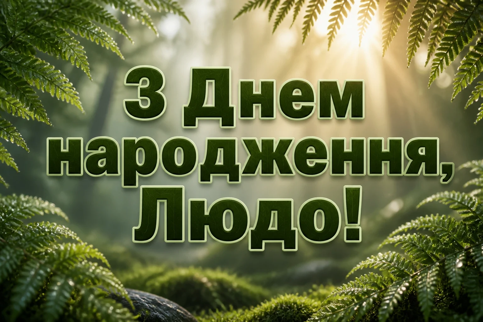 люда з днем народження