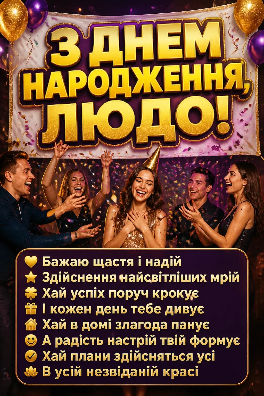 люда з днем народження