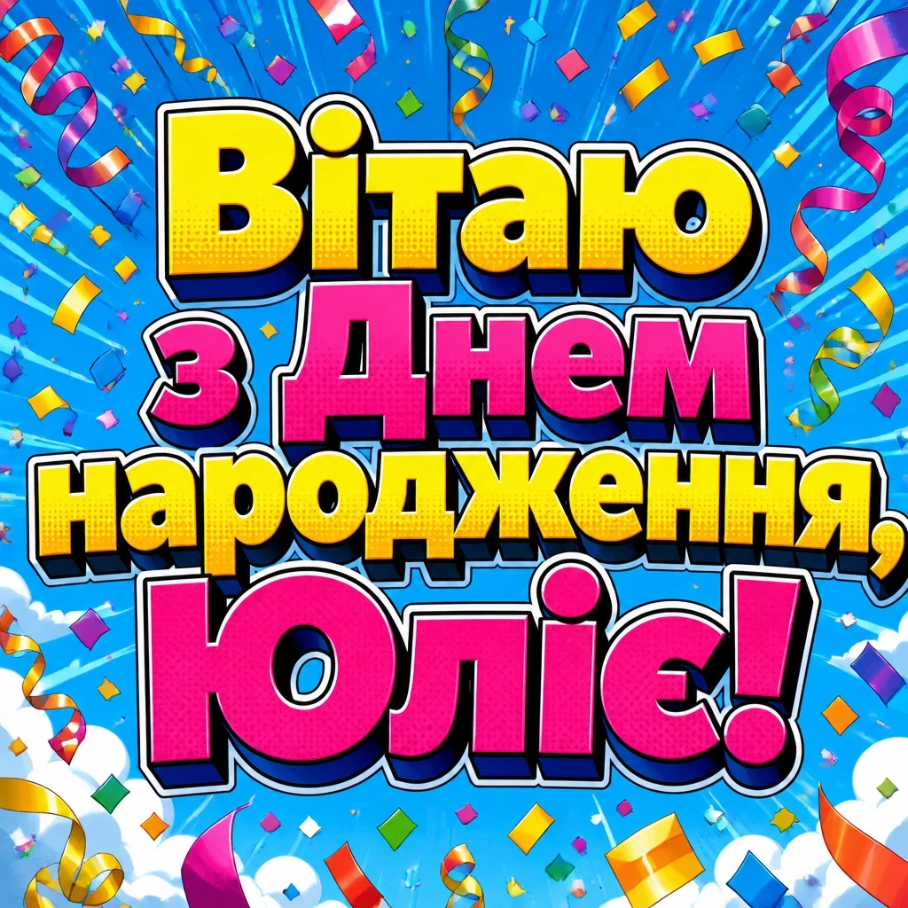 з днем народження юлія з днем народження юлія