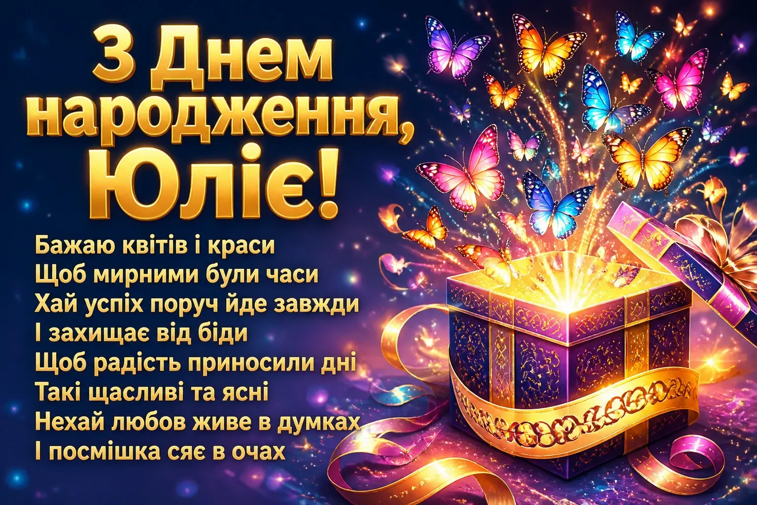 з днем народження юлія з днем народження юлія