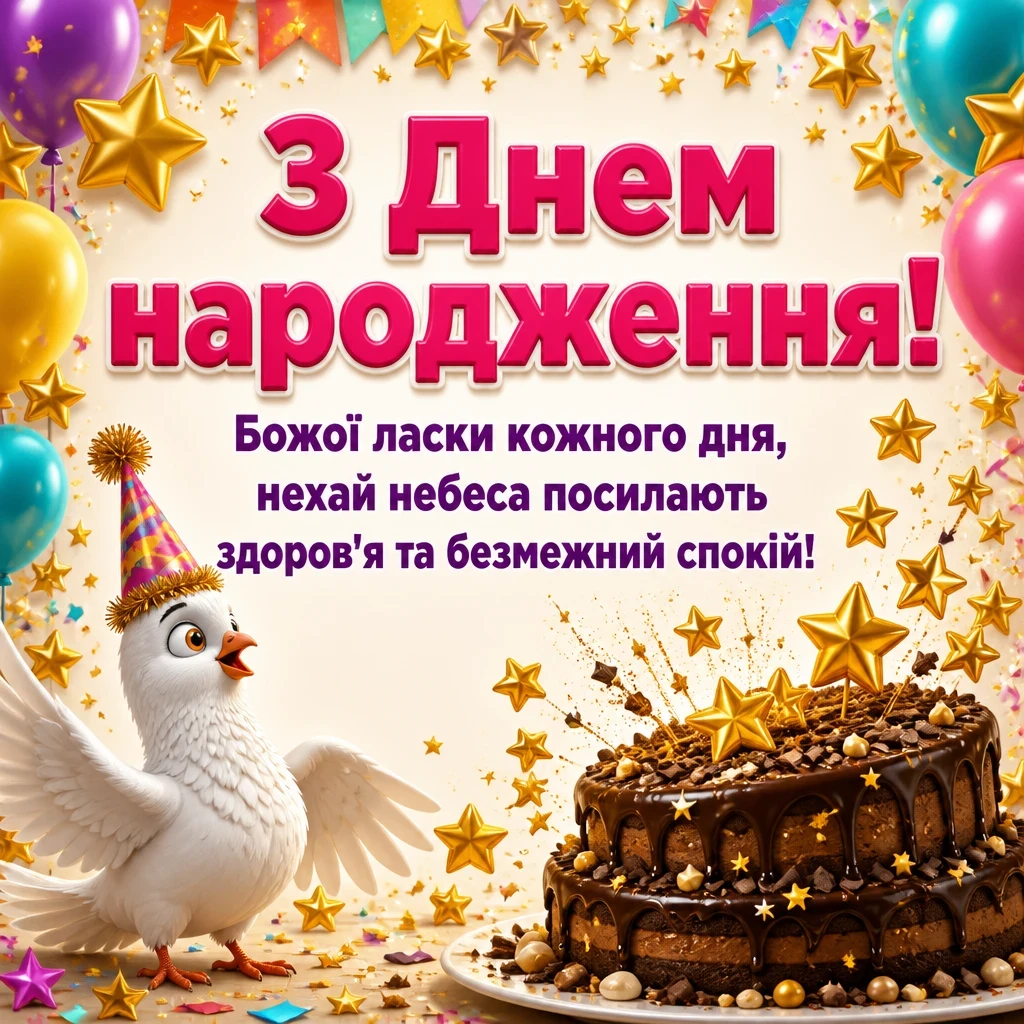 зворушливе привітання з днем народження божого благословення