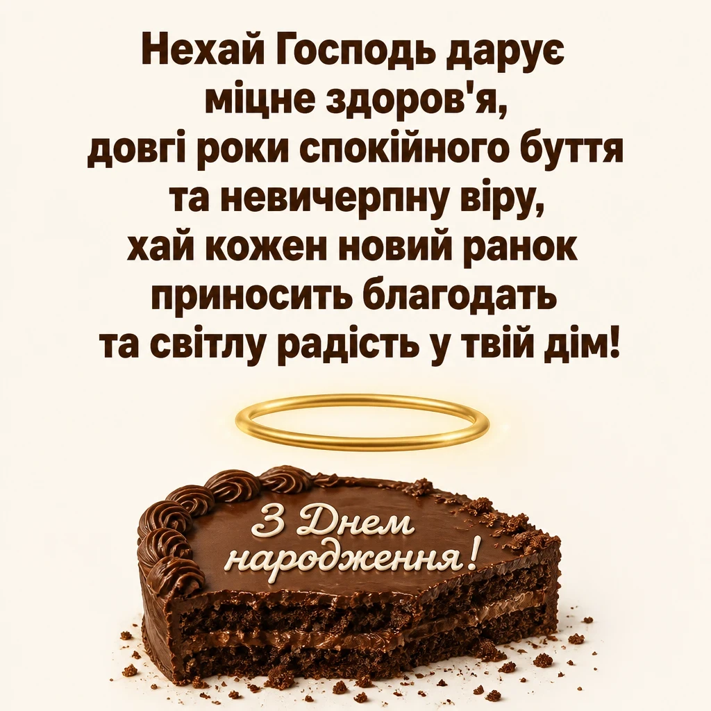зворушливе привітання з днем народження божого благословення