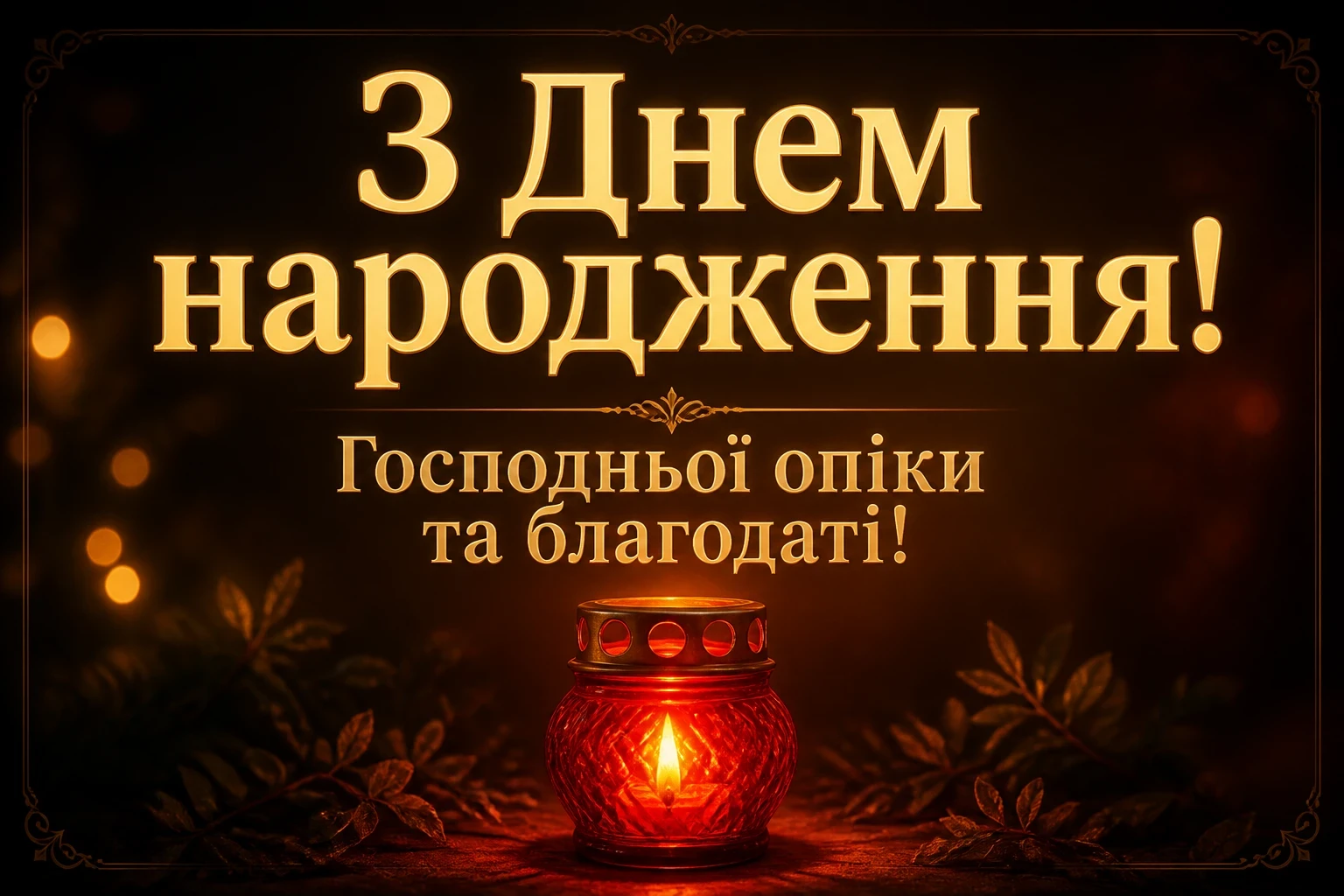 зворушливе привітання з днем народження божого благословення
