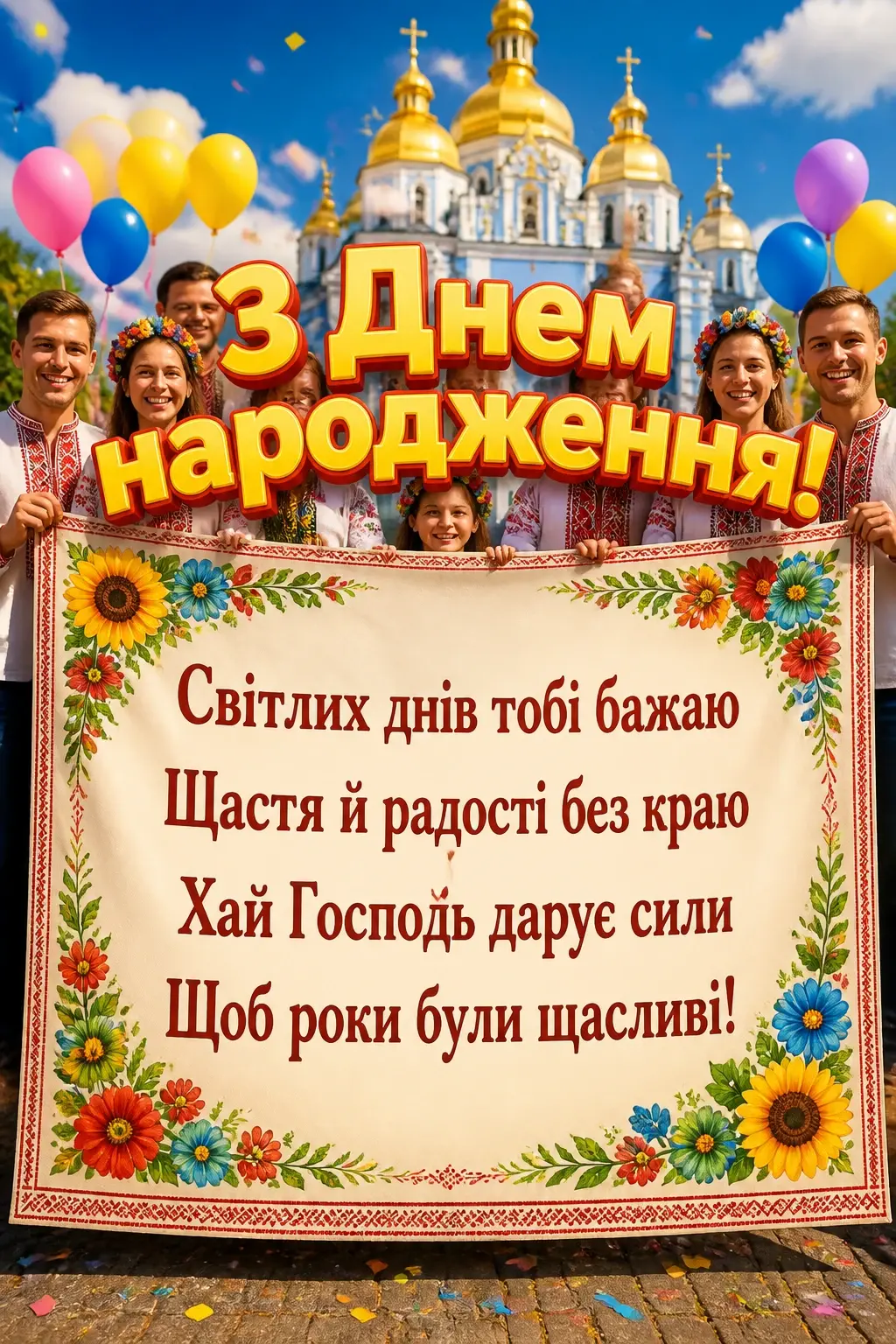 зворушливе привітання з днем народження божого благословення