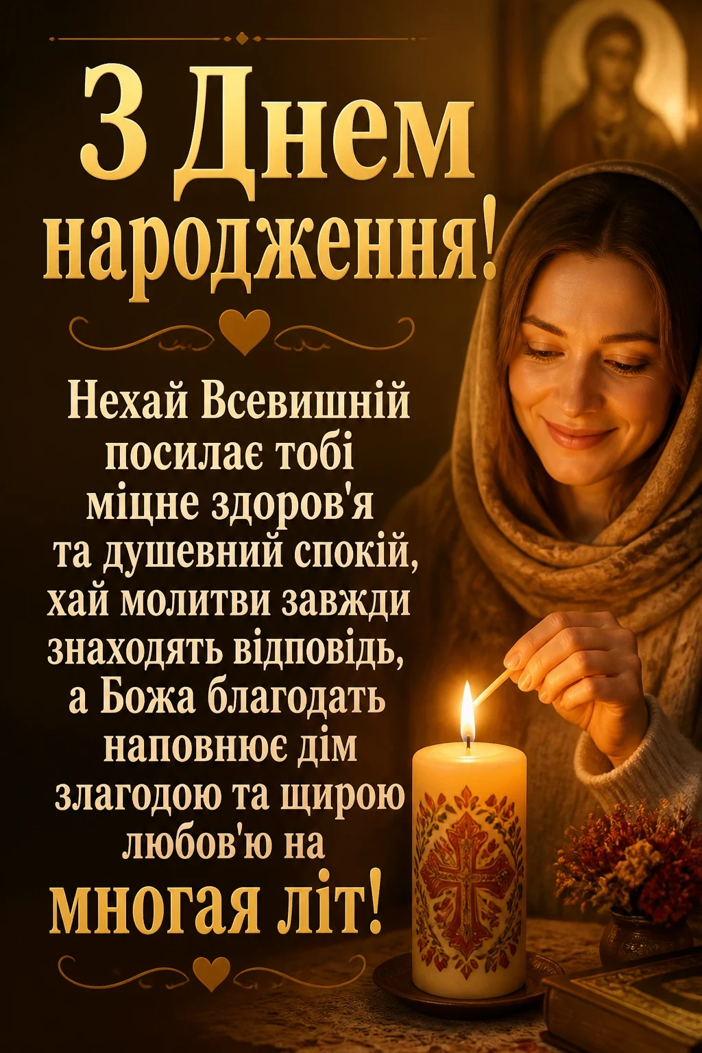 зворушливе привітання з днем народження божого благословення