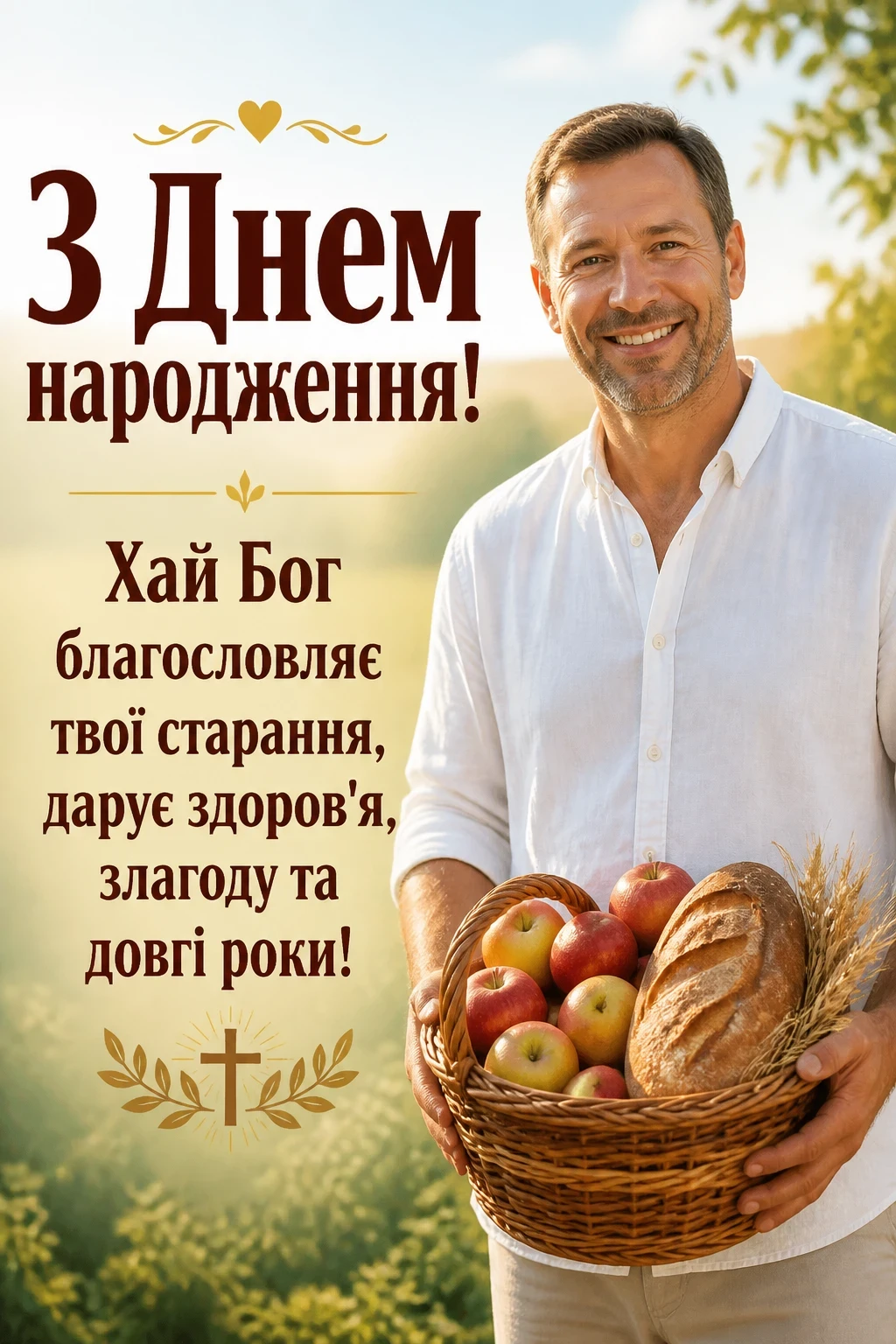 зворушливе привітання з днем народження божого благословення