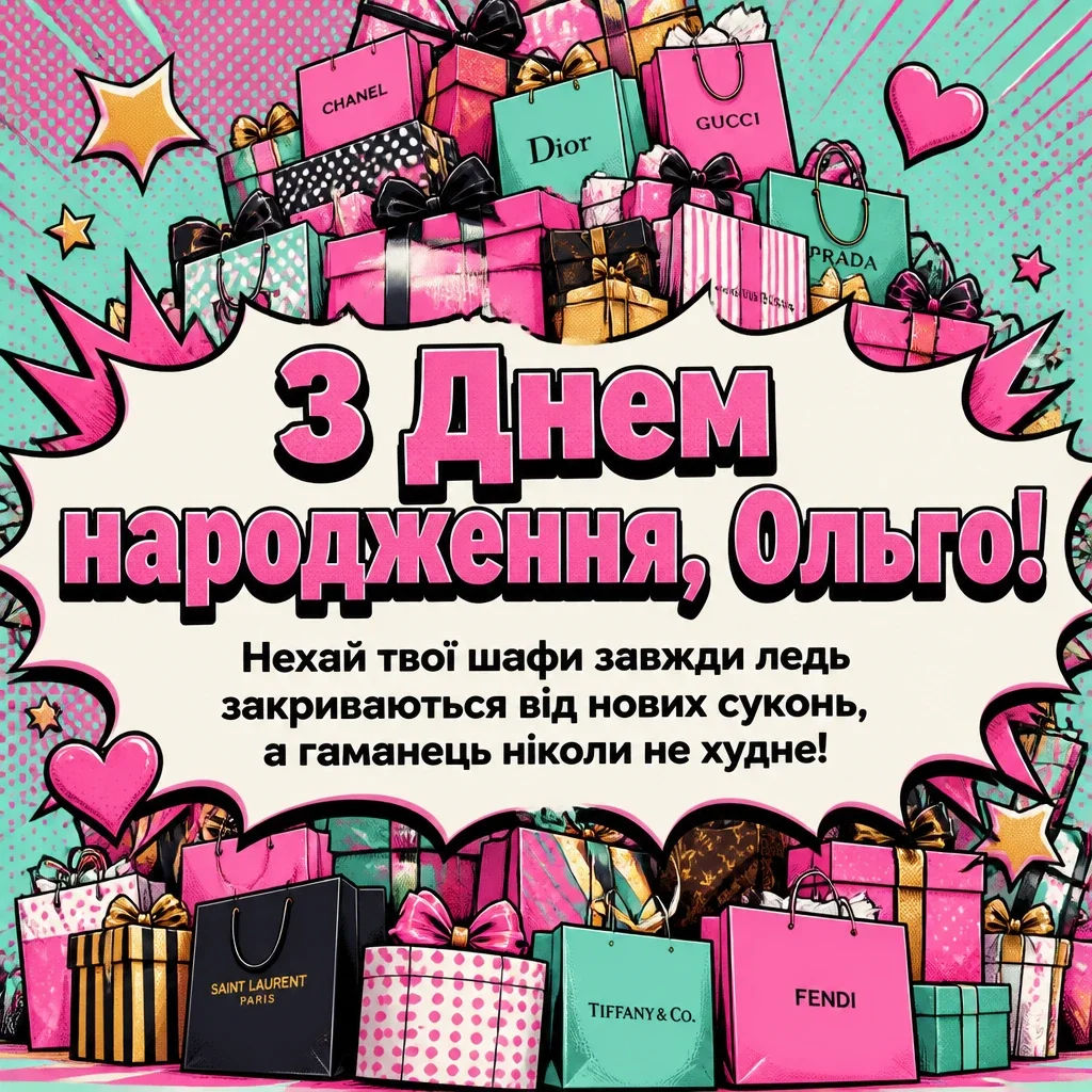 з днем народження ольга