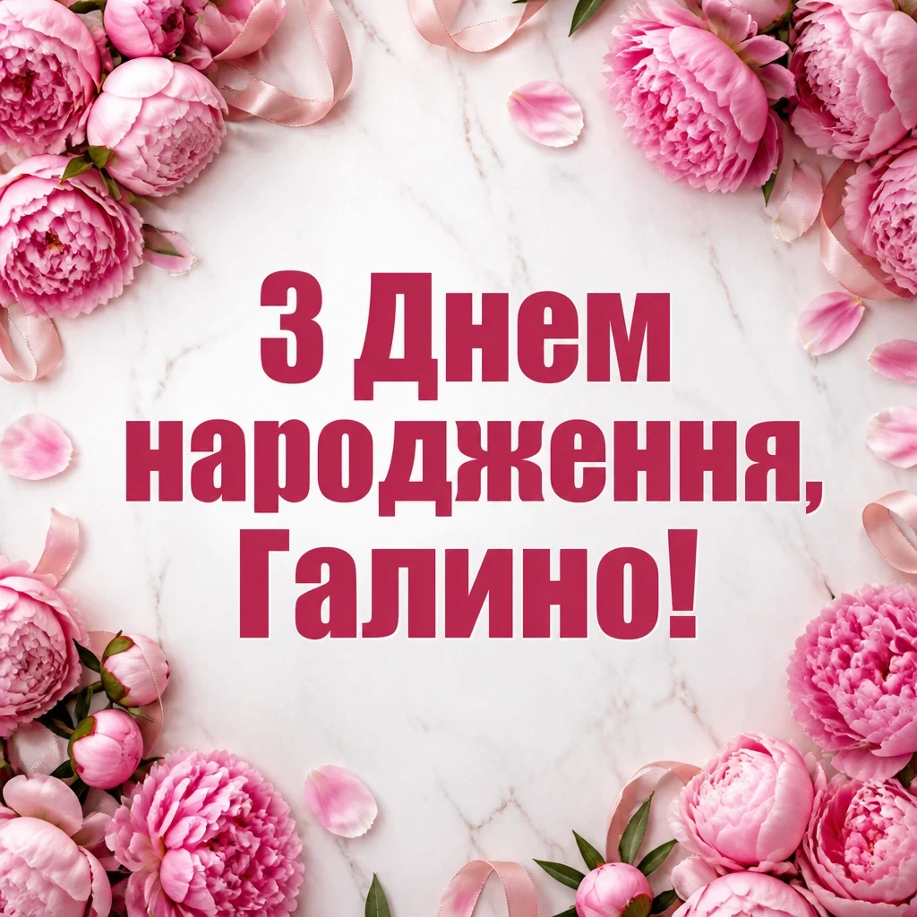 з днем народження галина з днем народження галина