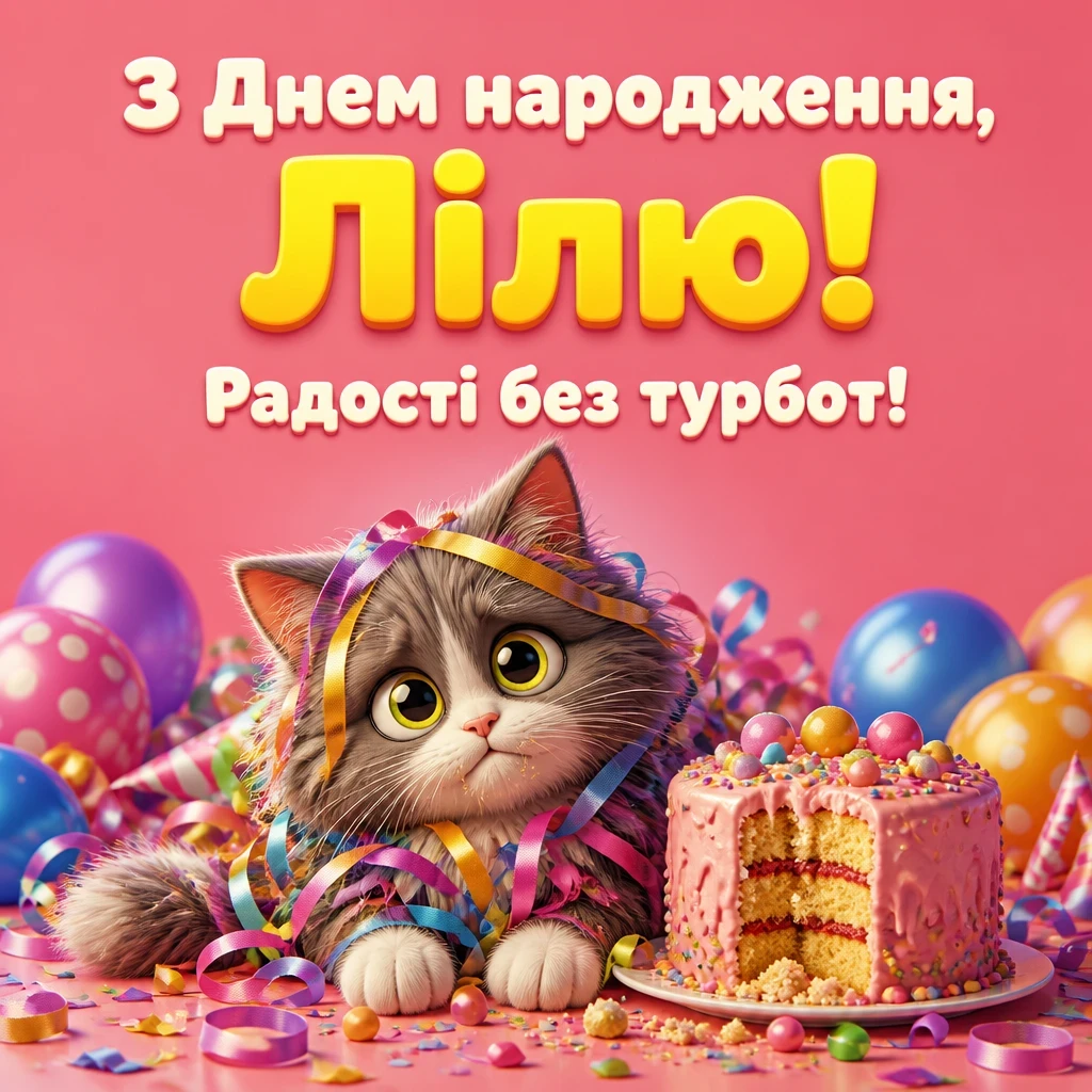 з днем народження ліля