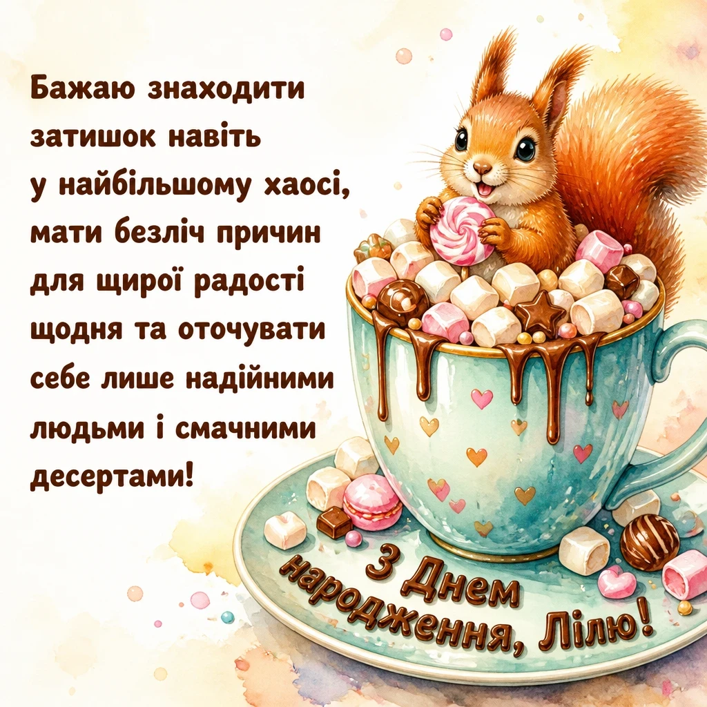 з днем народження ліля