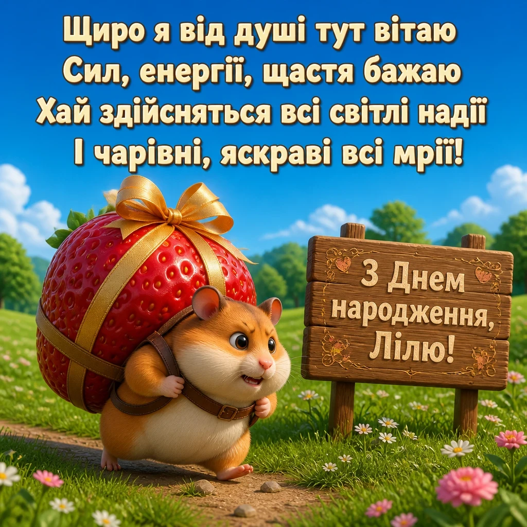 з днем народження ліля