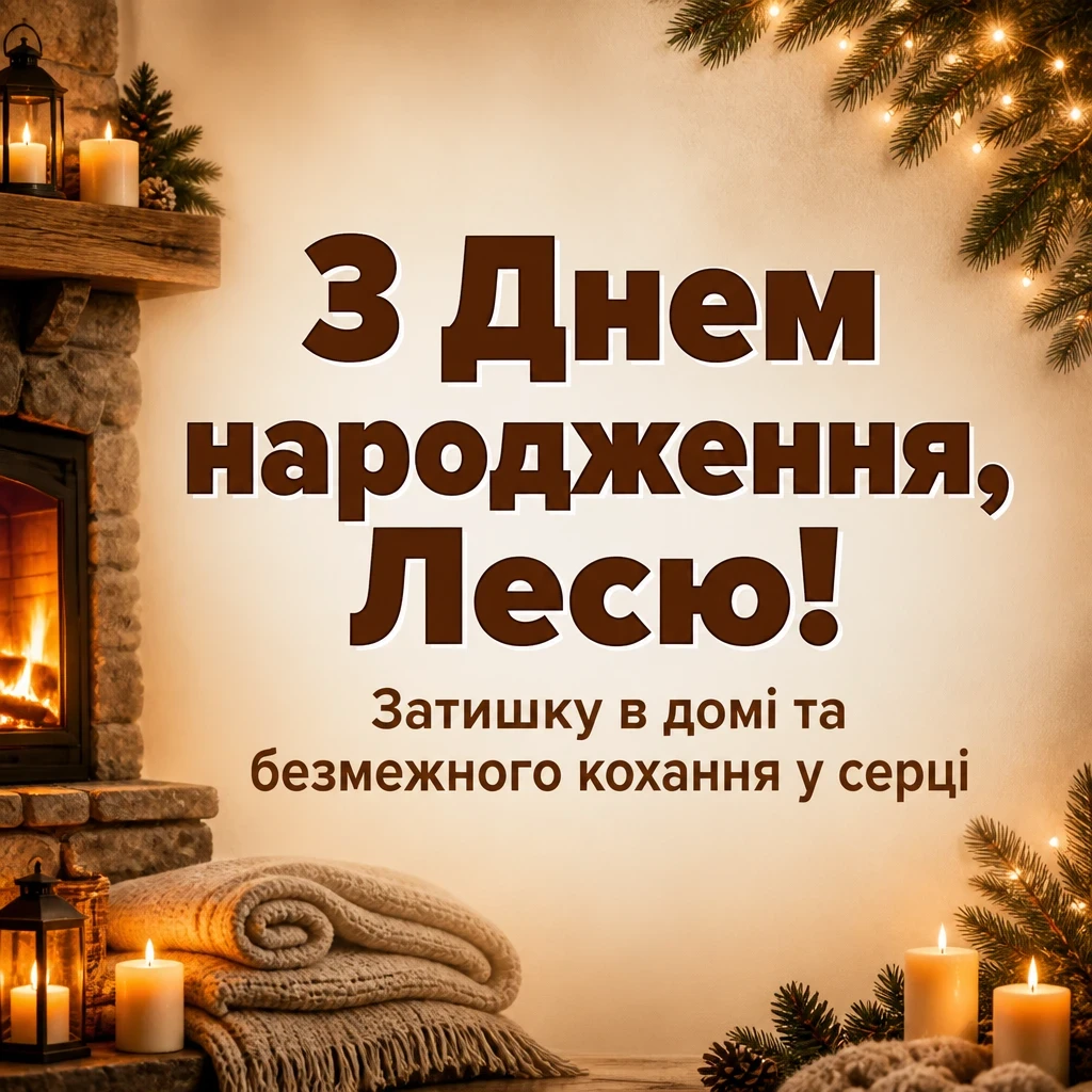 з днем народження леся