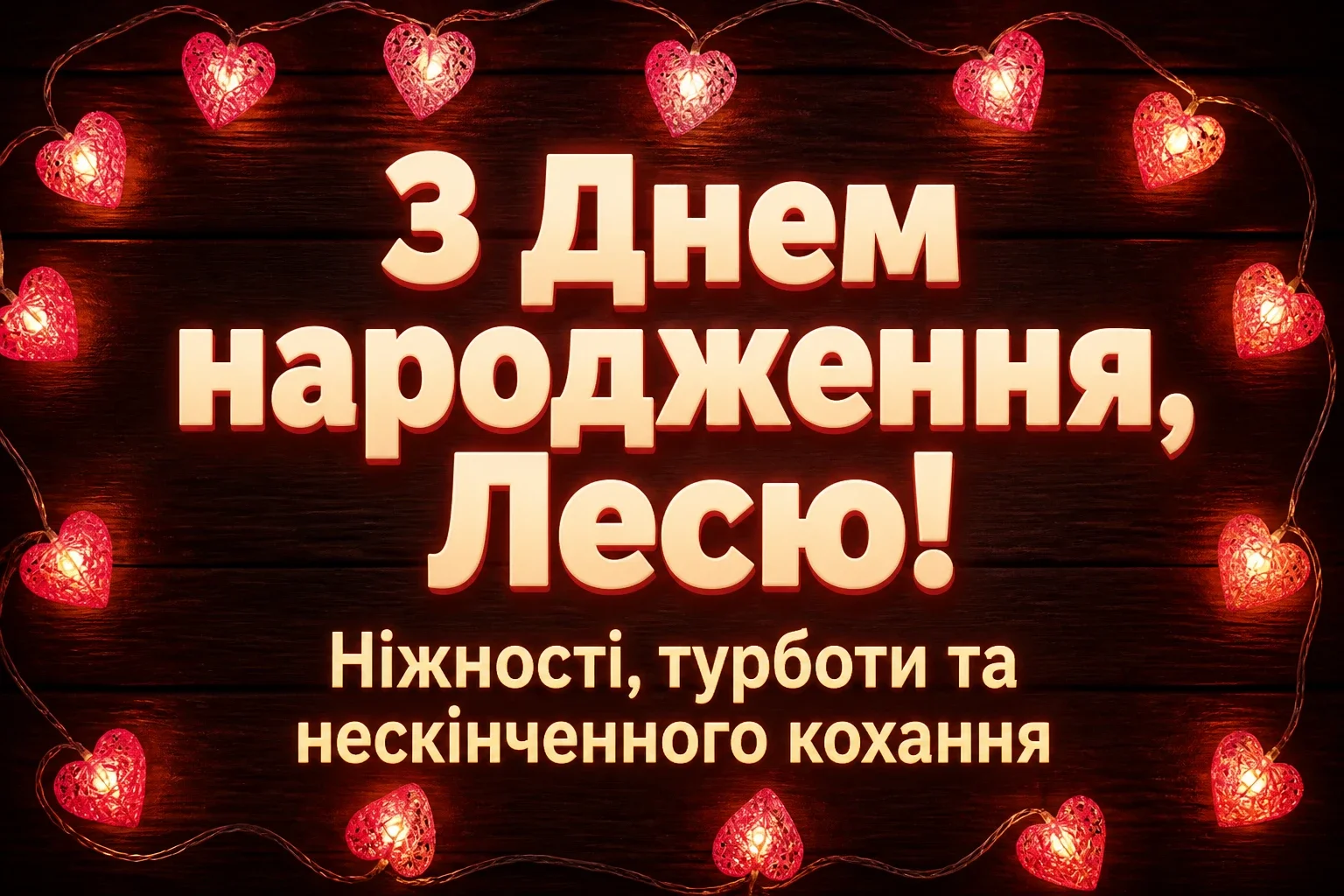 з днем народження леся