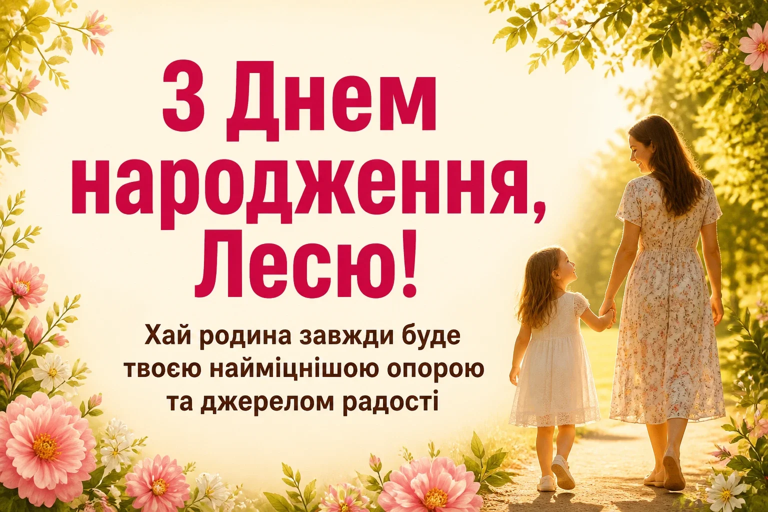 з днем народження леся