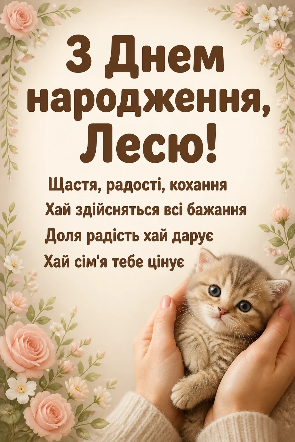з днем народження леся