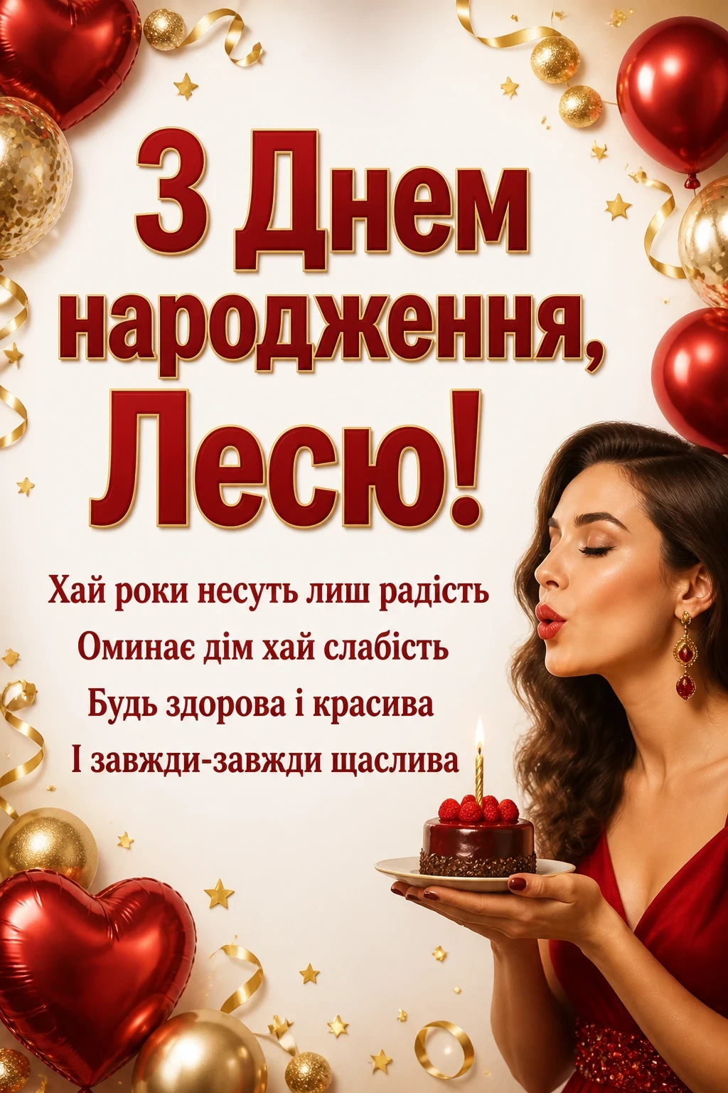 з днем народження леся