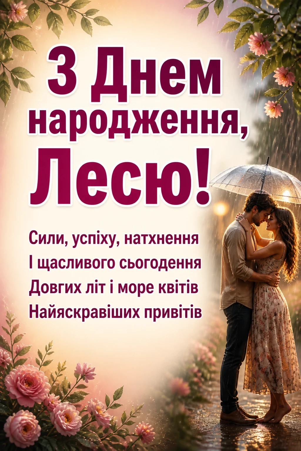з днем народження леся